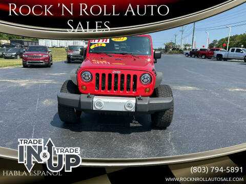 2012 Jeep Wrangler Unlimited for sale at Rock 'N Roll Auto Sales in West Columbia SC