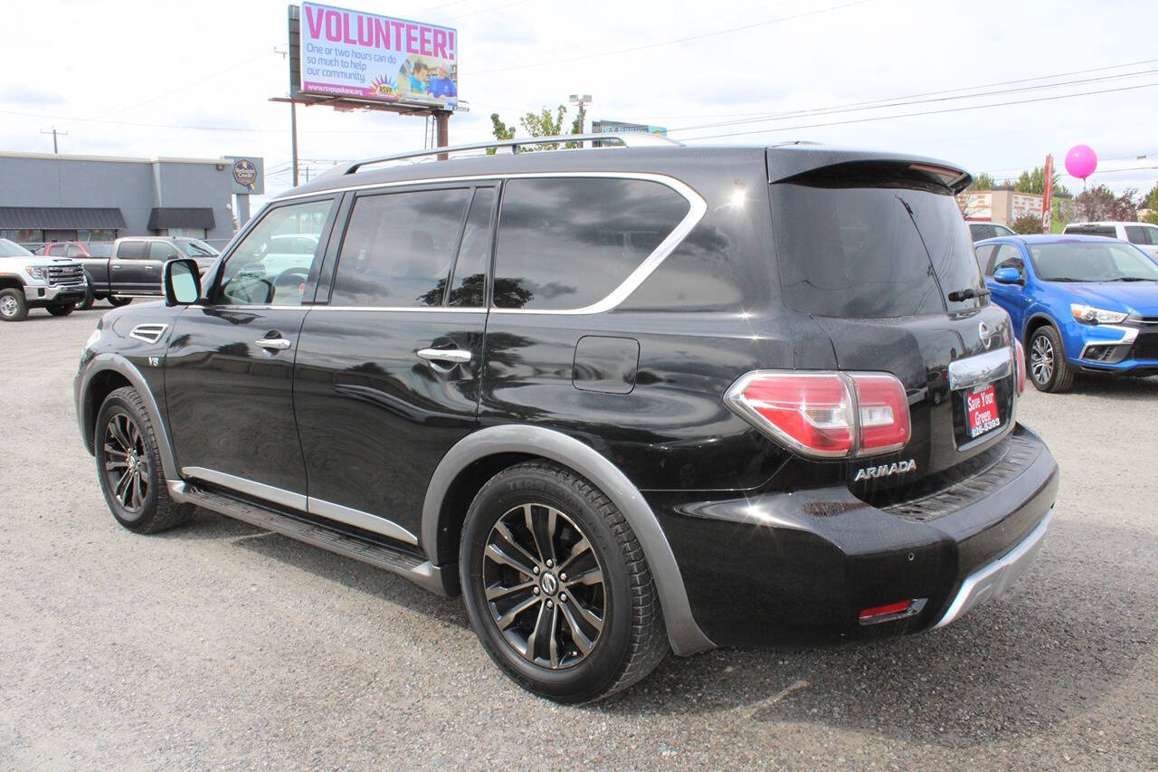 2017 Nissan Armada for sale at Jennifer's Auto Sales & Service in Spokane Valley, WA