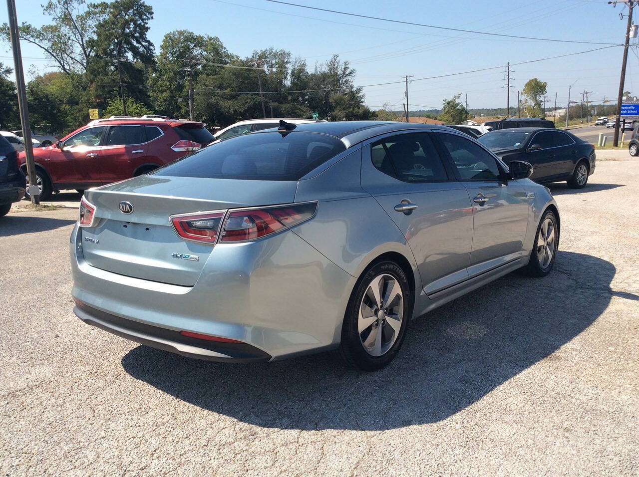 2014 Kia Optima Hybrid for sale at SPRINGTIME MOTORS in Huntsville, TX