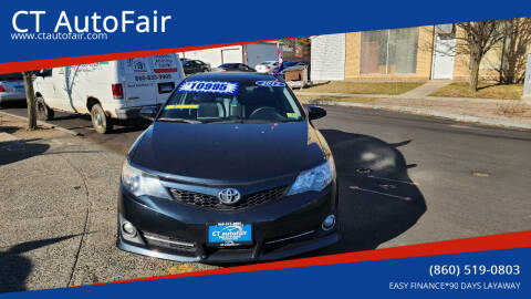 2012 Toyota Camry for sale at CT AutoFair in West Hartford CT