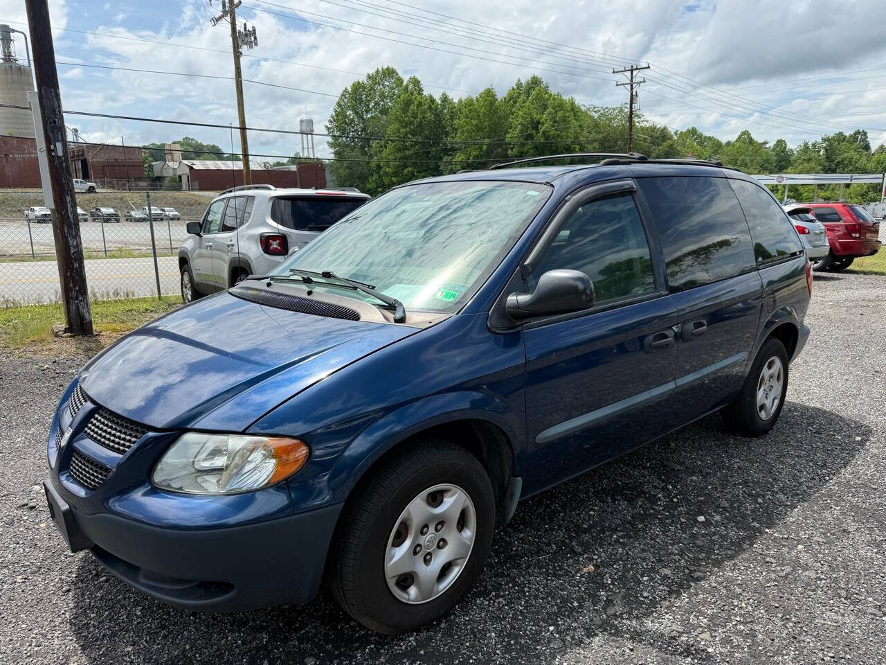 Blue 2002 Dodge Caravan SE SE 4dr Mini-Van 2