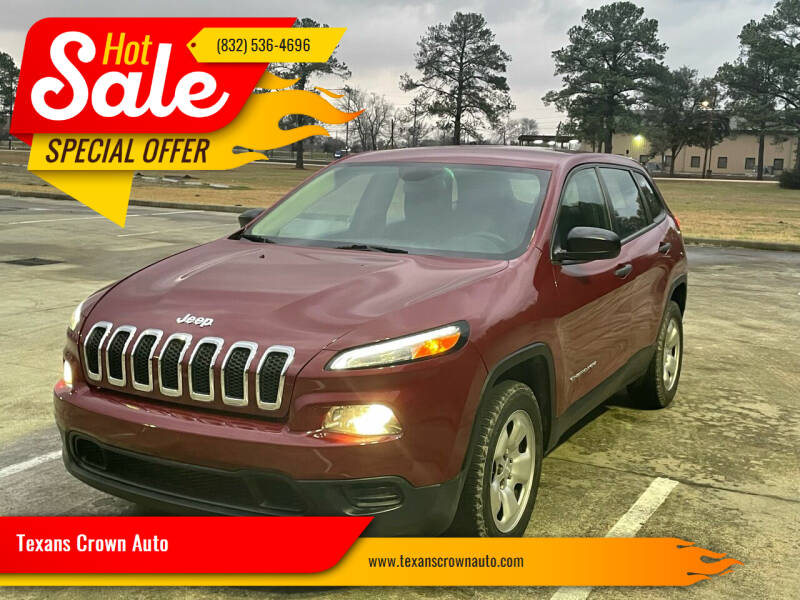 2017 Jeep Cherokee for sale at Crown Auto Sales in Sugar Land TX