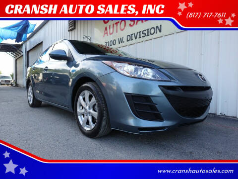 2011 Mazda MAZDA3 for sale at CRANSH AUTO SALES, INC in Arlington TX