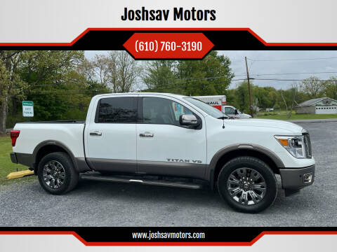 2018 Nissan Titan for sale at Joshsav Motors in Walnutport PA