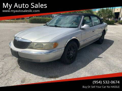2002 Lincoln Continental for sale at My Auto Sales in Margate FL