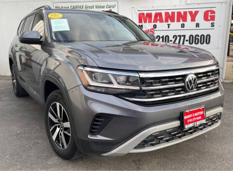 2021 Volkswagen Atlas for sale at Manny G Motors in San Antonio TX