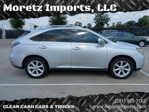 2010 Lexus RX 350 for sale at Moretz Imports, LLC in Spring TX