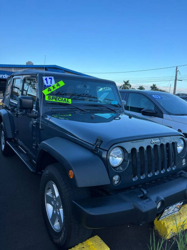 2017 Jeep Wrangler Unlimited for sale at Garden Island Motors in Lihue HI