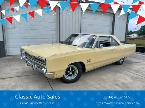 1968 Plymouth Sport Fury for sale at Classic Auto Sales in Maiden NC