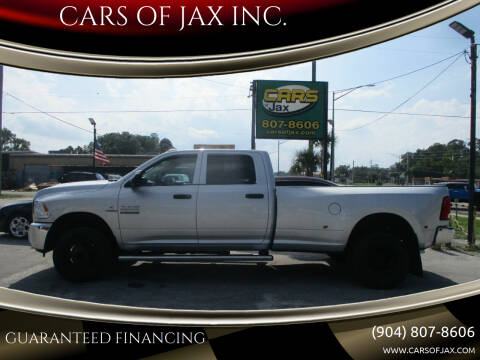 2017 RAM 3500 for sale at CARS OF JAX INC. in Jacksonville FL