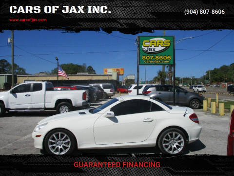 2007 Mercedes-Benz SLK for sale at CARS OF JAX INC. in Jacksonville FL