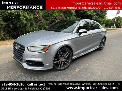 2015 Audi S3 for sale at Import Performance Sales in Raleigh NC