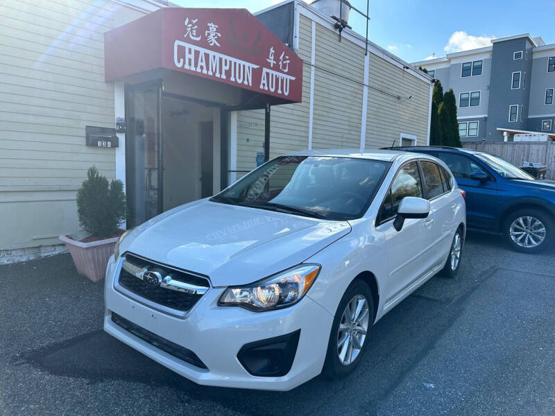 2014 Subaru Impreza for sale at Champion Auto LLC in Quincy MA