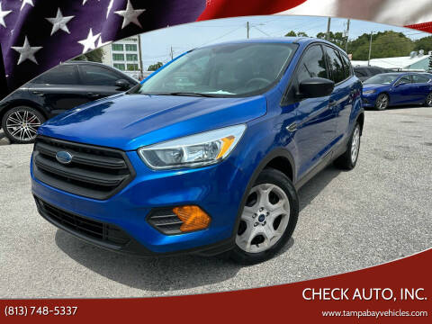 2017 Ford Escape for sale at CHECK AUTO, INC. in Tampa FL