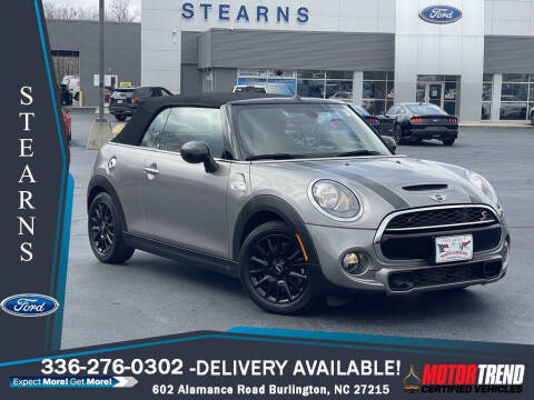 2016 MINI Convertible for sale at Stearns Ford in Burlington NC