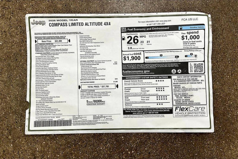 2026 Jeep Compass Limited