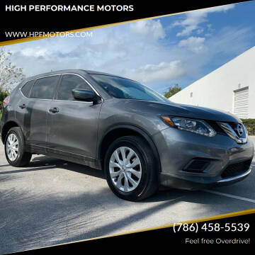 2016 Nissan Rogue for sale at HIGH PERFORMANCE MOTORS in Hollywood FL