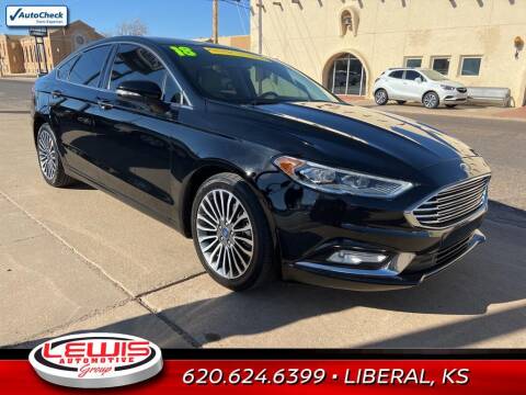 2018 Ford Fusion for sale at Lewis Chevrolet Buick of Liberal in Liberal KS