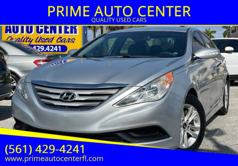 2014 Hyundai Sonata for sale at PRIME AUTO CENTER in Palm Springs FL