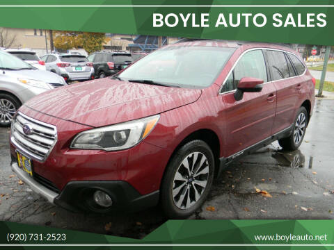 2017 Subaru Outback for sale at Boyle Auto Sales in Appleton WI