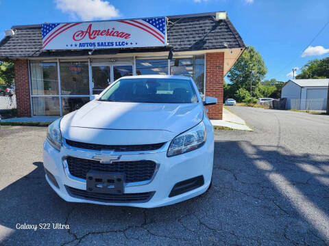 2015 Chevrolet Malibu for sale at American Auto Sales LLC in Charlotte NC