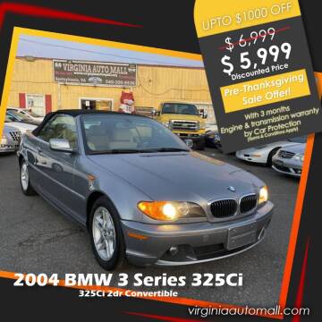 2004 BMW 3 Series for sale at Virginia Auto Mall in Woodford VA