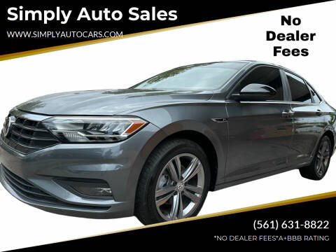 2019 Volkswagen Jetta for sale at Simply Auto Sales in Palm Beach Gardens FL