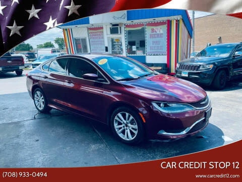 2015 Chrysler 200 for sale at Car Credit Stop 12 in Calumet City IL