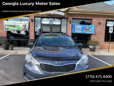 2016 Kia Forte for sale at Georgia Luxury Motor Sales in Cumming GA