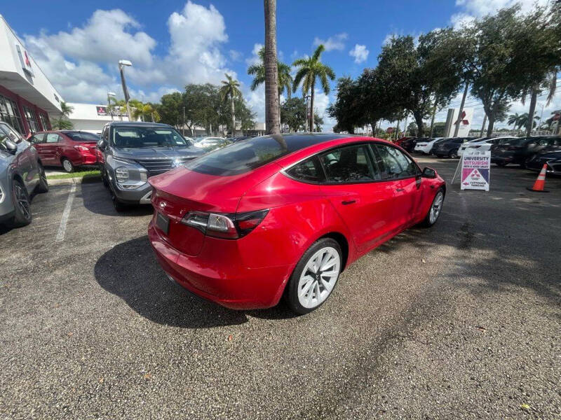 Used 2023 Tesla Model 3 Base with VIN 5YJ3E1EA0PF437918 for sale in Davie, FL