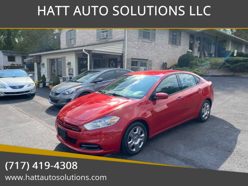 2013 Dodge Dart for sale at HATT AUTO SOLUTIONS LLC in Mount Joy PA