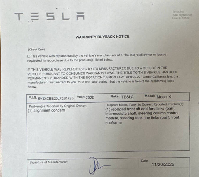2020 Tesla Model X Long Range Plus