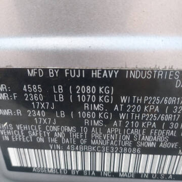 2014 Subaru Outback 2.5i Premium