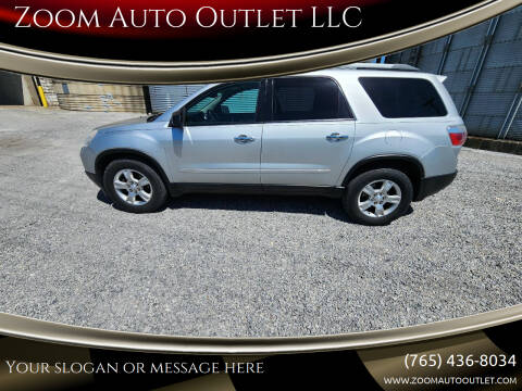 2011 GMC Acadia for sale at Zoom Auto Outlet LLC in Thorntown IN