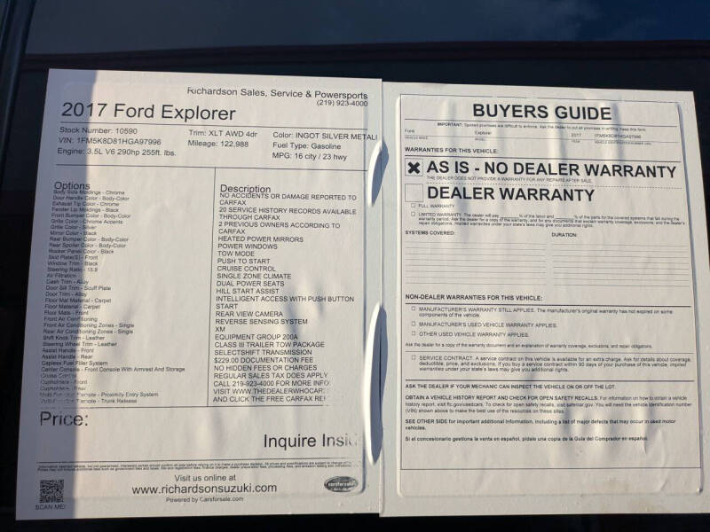 2017 Ford Explorer XLT