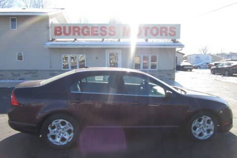 2011 Ford Fusion for sale at Burgess Motors Inc in Michigan City IN