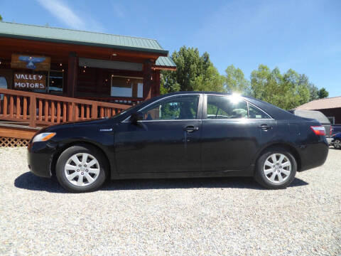 2009 Toyota Camry Hybrid for sale at VALLEY MOTORS in Kalispell MT