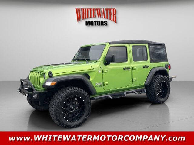 2018 Jeep Wrangler Unlimited for sale at WHITEWATER MOTOR CO in Milan IN