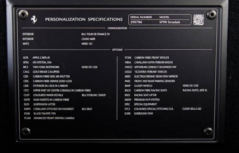 2023 Ferrari SF90 Stradale