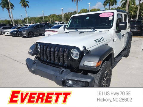 2021 Jeep Wrangler Unlimited for sale at Everett Chevrolet Buick GMC in Hickory NC