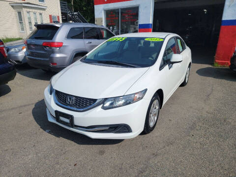 2013 Honda Civic for sale at TC Auto Repair and Sales Inc in Abington MA