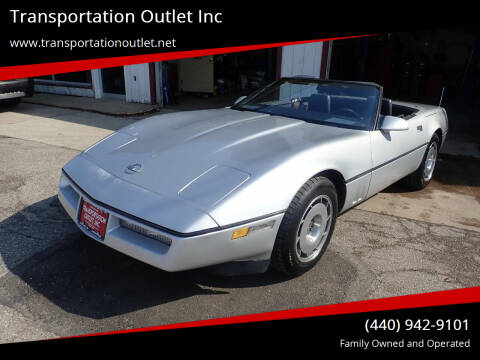 1987 Chevrolet Corvette for sale at Transportation Outlet Inc in Eastlake OH