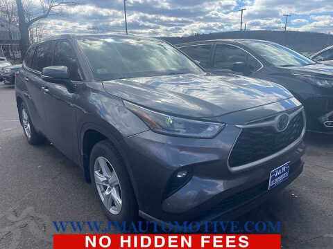 2021 Toyota Highlander for sale at J & M Automotive in Naugatuck CT