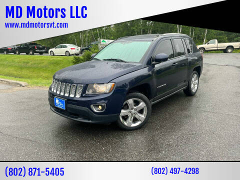 2014 Jeep Compass for sale at MD Motors LLC in Williston VT