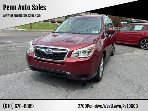 2014 Subaru Forester for sale at Penn Auto Sales in West Lawn PA