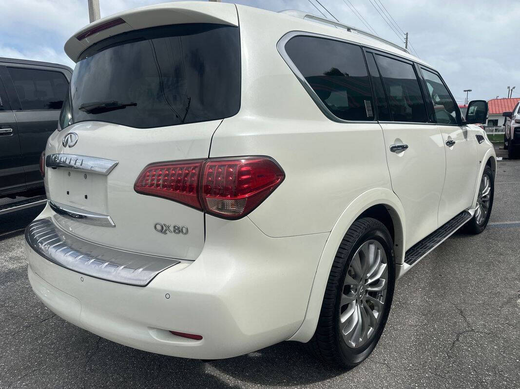 2015 INFINITI QX80 for sale at Tropical Auto Sales in North Palm Beach, FL