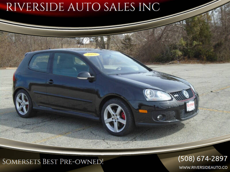 2009 Volkswagen GTI for sale at RIVERSIDE AUTO SALES INC in Somerset MA
