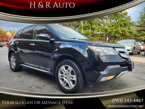 2009 Acura MDX for sale at H & R Auto in Arlington VA