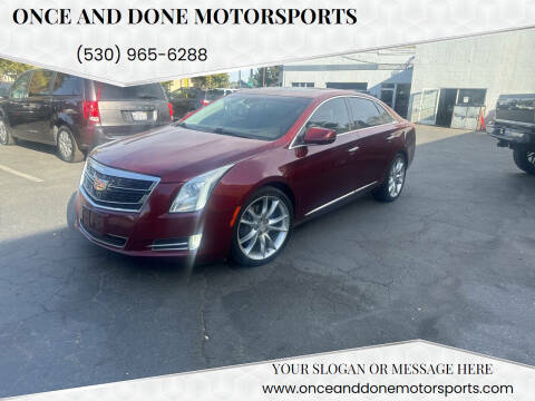 2016 Cadillac XTS for sale at Once and Done Motorsports in Chico CA