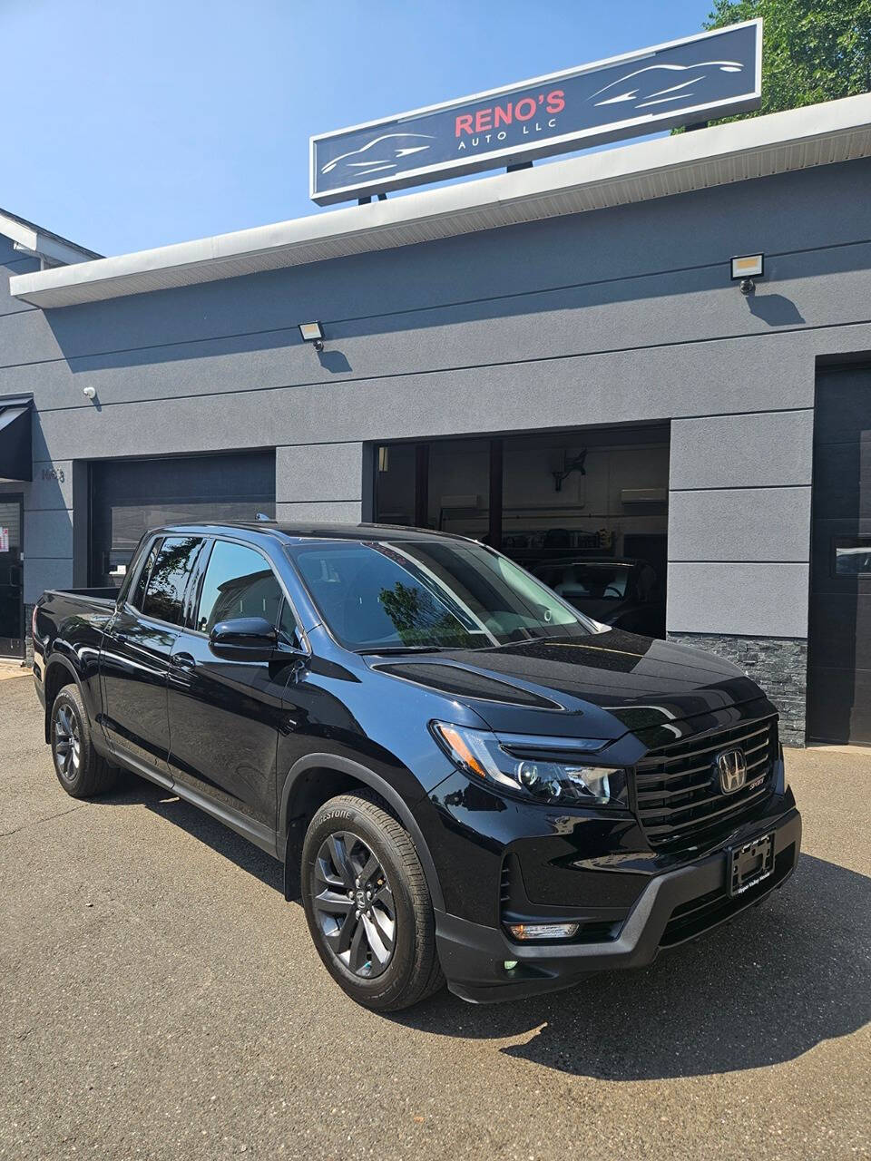 2021 Honda Ridgeline for sale at RENOS AUTO SALES LLC in Waterbury, CT